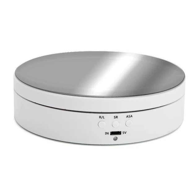 Поворотный столик Andoer TT-13 3 скорости белый зеркальный 13 см - Фото 10 Поворотный столик Andoer TT-13 3 скорости белый зеркальный 13 см - изображение 10