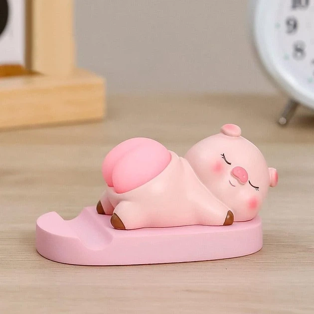 Подставка для телефона Funny Animals Piggy ABS-пластик и силикон - изображение 4