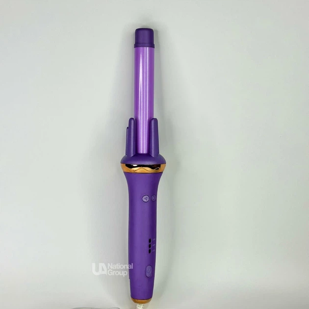 Плойка автоматическая для локонов Hair Curler, электрические щипцы-стайлер для завивки волос с автоматическим вращением и тремя температурными режимами (170°, 190°, 210°), стайлер для создания кучеров Фиолетовый LY-884-Violet - Фото 9 Плойка автоматическая для локонов Hair Curler, электрические щипцы-стайлер для завивки волос с автоматическим вращением и тремя температурными режимами (170°, 190°, 210°), стайлер для создания кучеров Фиолетовый LY-884-Violet - изображение 9