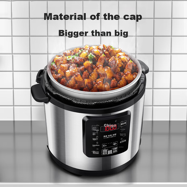 Промышленная электрическая скороварка CHIGO A07D130V-160 большой емкости для столовых и ресторанов - Фото 9 Промышленная электрическая скороварка CHIGO A07D130V-160 большой емкости для столовых и ресторанов - изображение 9