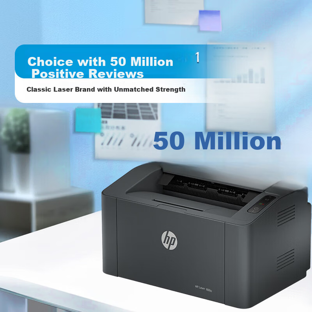 Черно-белый лазерный принтер HP 102a для домашнего офиса, компактный, серия Zhan, годовое обслуживание с выездом специалиста - изображение 6