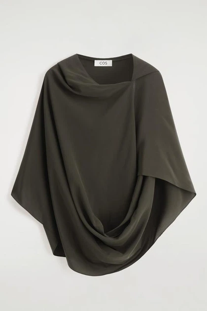 Блуза жіноча COS hooded silk top 1303547001 M - изображение 6