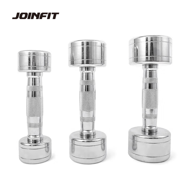 Гантель Joinfit 5 кг, серебристая (J.M.007E-J) - изображение 5
