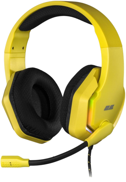 Гарнітура 2E Gaming HG315 RGB Yellow (2E-HG315YW-7.1) - Фото 1 Гарнітура 2E Gaming HG315 RGB Yellow (2E-HG315YW-7.1) - изображение 1