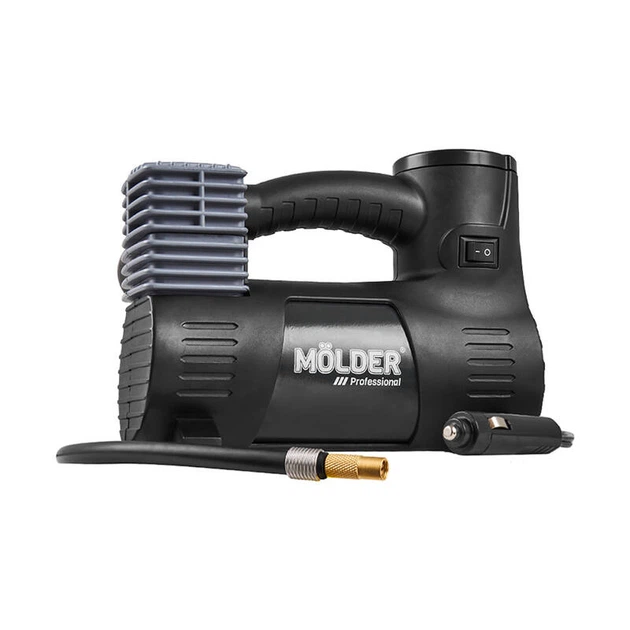 Автомобільний компресор MOLDER 12В, 10 Атм, 40 л/хв., дов шланга 1м, кабель 3м - Фото 8 Автомобільний компресор MOLDER 12В, 10 Атм, 40 л/хв., дов шланга 1м, кабель 3м - изображение 8