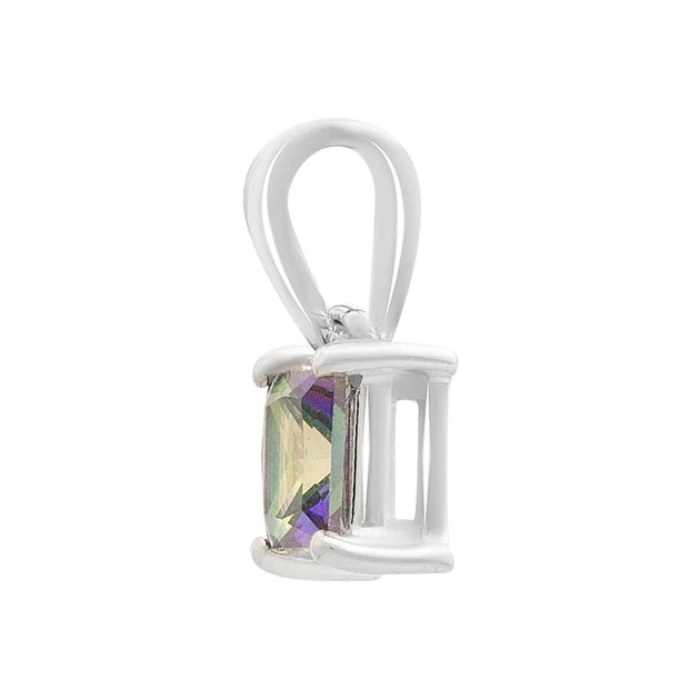Серебряная подвеска с мистик топазом 0.473ct (2212638) - изображение 2