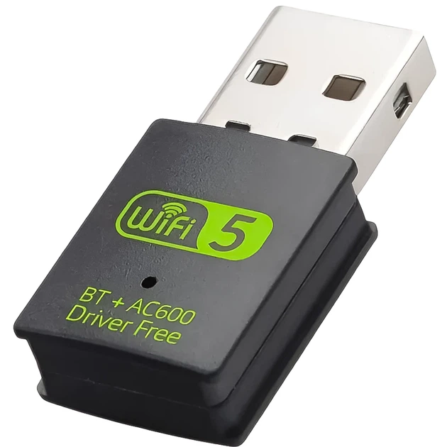 Внешний сетевой адаптер 2в1 Addap UWA-08 WiFi + Bluetooth USB 600 Мбит/с - Фото 1 Внешний сетевой адаптер 2в1 Addap UWA-08 WiFi + Bluetooth USB 600 Мбит/с - изображение 1