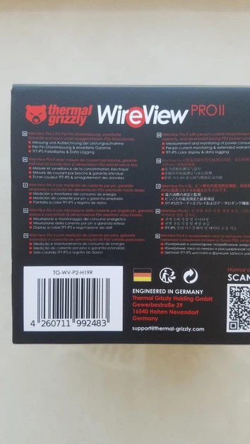 Thermal grizzly wireview pro ii reversed система моніторингу енергоспоживання відеокарт - Фото 8 Thermal grizzly wireview pro ii reversed система моніторингу енергоспоживання відеокарт - изображение 8