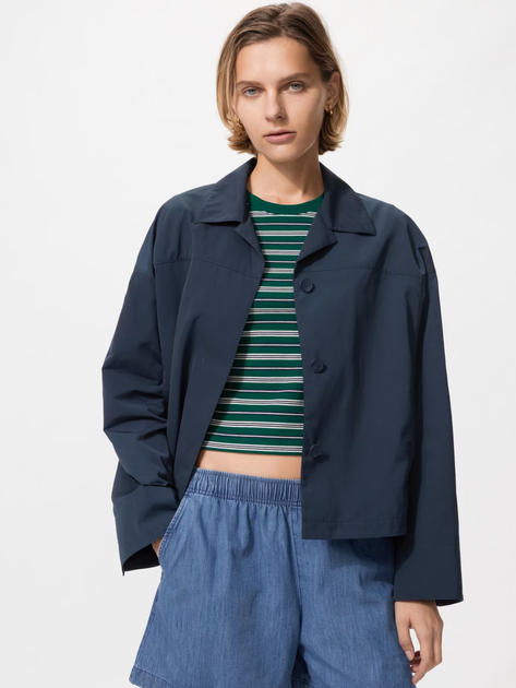 Жакет Uniqlo розмір S темно синій (69) (483810) - Фото 1 Жакет Uniqlo розмір S темно синій (69) (483810) - зображення 1