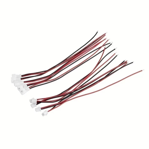 Разъем коннектор Micro JST PH 2.0 2 pin с проводами, 5 пар, 10 элементов, мужской (PH-P) и женский (PH-R) разъем, набор - изображение 5