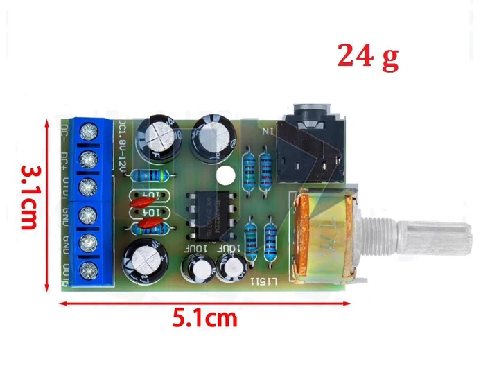 Усилитель звука TDA2822 (2х1.5 вт) - изображение 3
