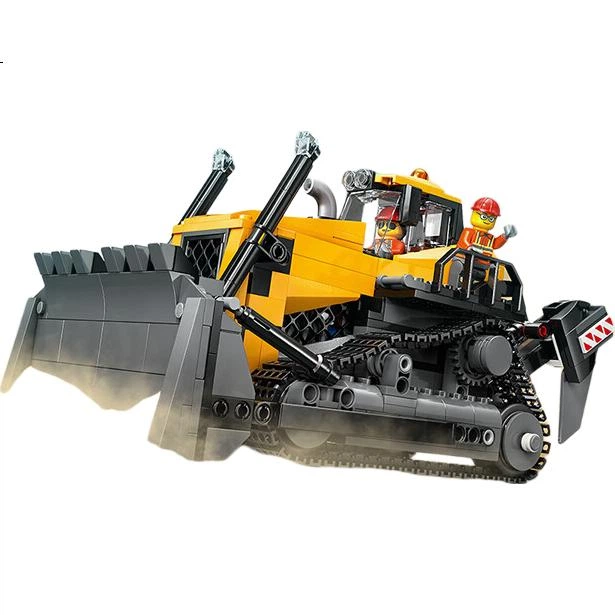 LEGO City 60466 Жовтий бульдозер, набір для будівництва, іграшка для хлопчиків та дівчаток, подарунок на день народження, прикраса для дому - Фото 2 LEGO City 60466 Жовтий бульдозер, набір для будівництва, іграшка для хлопчиків та дівчаток, подарунок на день народження, прикраса для дому - зображення 2