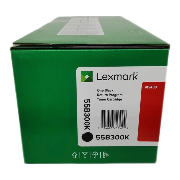 Тонер-картридж Lexmark 55B300K Black - Фото 5 Тонер-картридж Lexmark 55B300K Black - изображение 5
