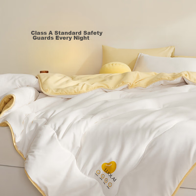 Основа для одеяла Luolai Home Textiles, класс А, моющаяся, 79% соевый белок, весна/осень, четырехсезонная, около 2.4 кг - изображение 4