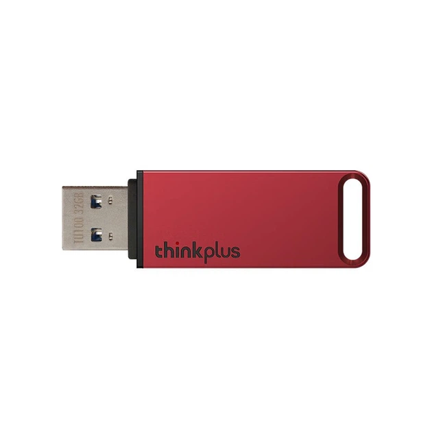 Флеш-накопичувач Thinkplus Lenovo 64 ГБ USB 3.1 Office Business, міні-портативний металевий флеш-накопичувач, серія TU100, червоний - Фото 9 Флеш-накопичувач Thinkplus Lenovo 64 ГБ USB 3.1 Office Business, міні-портативний металевий флеш-накопичувач, серія TU100, червоний - зображення 9