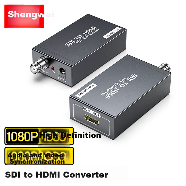 Конвертер Shengwei DSDIH01G SDI—HDMI 1080p - изображение 2