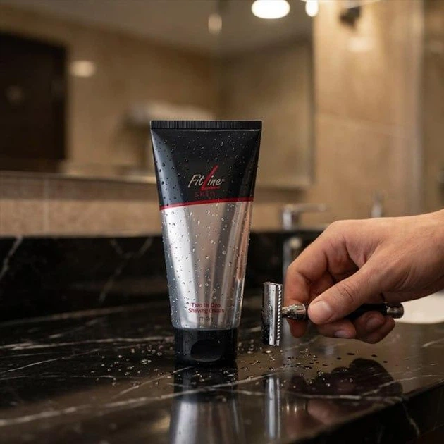 FitLine Men 2-in-1 Shaving Cream Limited Edition — крем и бальзам для бритья 2 в 1 - изображение 2