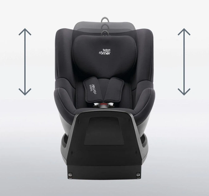 Дитяче крісло Britax-Romer Dualfix Plus Midnight Grey гр. 0+/1 0-20 кг, 2000036277 - зображення 5