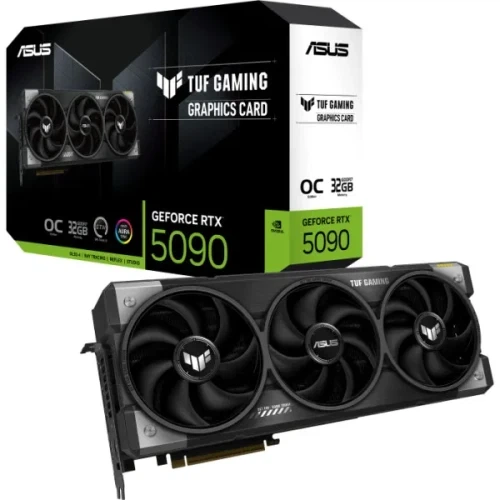 Видеокарта GeForce RTX 5090, Asus, TUF GAMING OC, 32Gb GDDR7 (TUF-RTX5090-O32G-GAMING) - Фото 1 Видеокарта GeForce RTX 5090, Asus, TUF GAMING OC, 32Gb GDDR7 (TUF-RTX5090-O32G-GAMING) - изображение 1