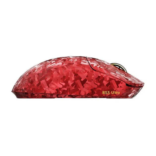 Геймерська бездротова (Bluetooth + 2,4G) миша з карбону Attack Shark RS3 ULTRA, PAW3955MAX, 8K, 52000DPI, Red/ЧЕРВОНА (RS3UR) - Фото 5 Геймерська бездротова (Bluetooth + 2,4G) миша з карбону Attack Shark RS3 ULTRA, PAW3955MAX, 8K, 52000DPI, Red/ЧЕРВОНА (RS3UR) - зображення 5
