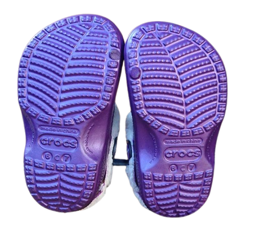 Дитячі крокси для дівчинки Crocs Mammoth Lined Clog Purple (24/25, фіолетовий) - Фото 3 Дитячі крокси для дівчинки Crocs Mammoth Lined Clog Purple (24/25, фіолетовий) - изображение 3