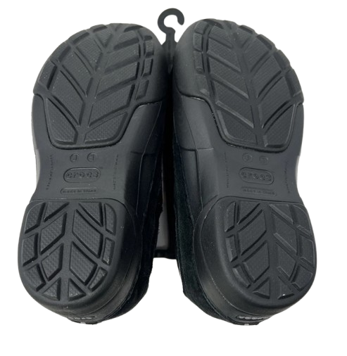 Дитячі крокси сліпони для дівчинки Crocs Kids Dawson Slip-On Black (25/26, чорний) - Фото 3 Дитячі крокси сліпони для дівчинки Crocs Kids Dawson Slip-On Black (25/26, чорний) - изображение 3