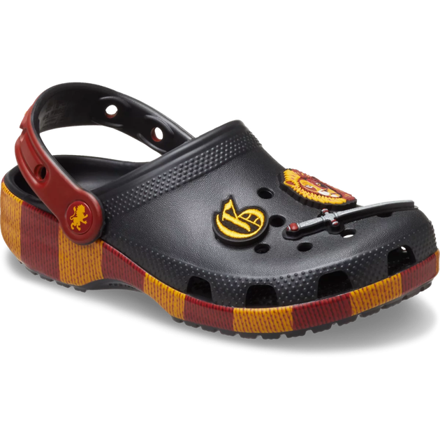 Дитячі крокси для хлопчика Crocs Harry Potter Gryffindor Classic Clog Black/Multi (24/25, чорний) - Фото 2 Дитячі крокси для хлопчика Crocs Harry Potter Gryffindor Classic Clog Black/Multi (24/25, чорний) - изображение 2