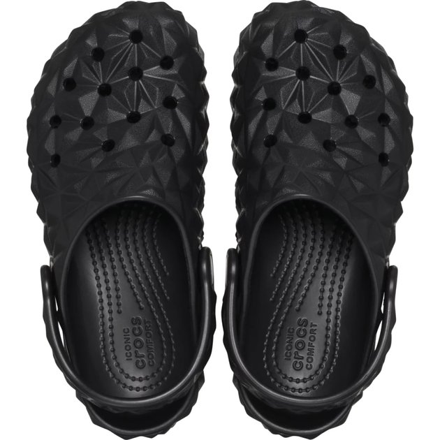 Дитячі крокси для хлопчика Crocs Classic Geometric Clog Black (34/35, чорний) - Фото 4 Дитячі крокси для хлопчика Crocs Classic Geometric Clog Black (34/35, чорний) - изображение 4