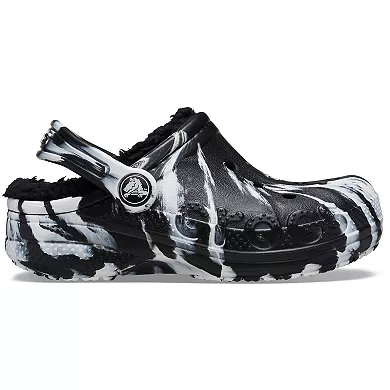 Дитячі крокси для хлопчика Crocs Baya Lined Marbled Clog Black (27/28, чорний) - Фото 3 Дитячі крокси для хлопчика Crocs Baya Lined Marbled Clog Black (27/28, чорний) - изображение 3