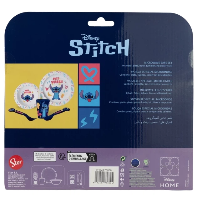 Набор посуды для микроволны Disney Stitch Palms 5 шт - изображение 3