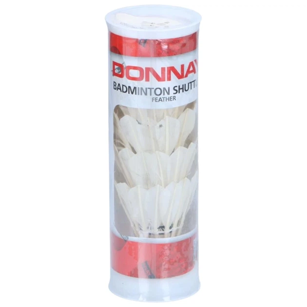 Воланчики Donnay для бадмінтону 5 шт White (8711252413990) - Фото 3 Воланчики Donnay для бадмінтону 5 шт White (8711252413990) - зображення 3