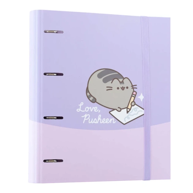 Сегрегатор A4 Pusheen Moments 4 кольца с резинкой (CAT0144) - Фото 1 Сегрегатор A4 Pusheen Moments 4 кольца с резинкой (CAT0144) - изображение 1