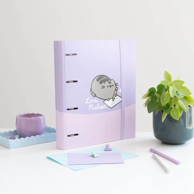 Сегрегатор A4 Pusheen Moments 4 кольца с резинкой (CAT0144) - Фото 4 Сегрегатор A4 Pusheen Moments 4 кольца с резинкой (CAT0144) - изображение 4