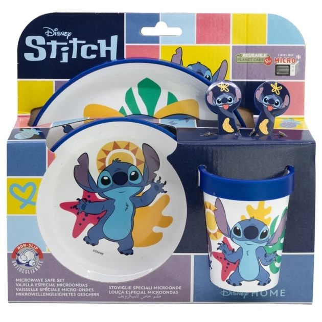 Набор посуды Stitch Palms для микроволновки 5 шт антипригарный (75085) - Фото 2 Набор посуды Stitch Palms для микроволновки 5 шт антипригарный (75085) - изображение 2