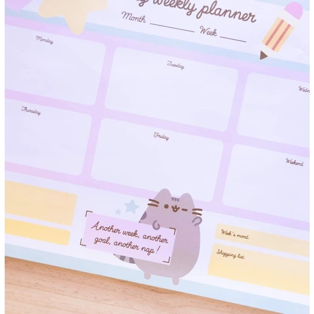 Планер еженедельный Pusheen Foodie A3 54 страницы (BPSA30002) - изображение 4