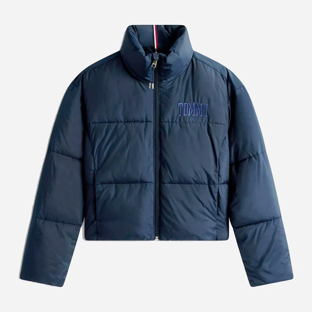 Куртка демисезонная короткая женская Tommy Hilfiger 699857861 L Синяя (1161040720) - изображение 5