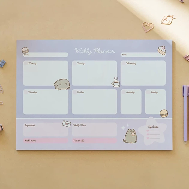 Планер недельный Pusheen Moments 54 страницы A3 (BPSA30037) - Фото 3 Планер недельный Pusheen Moments 54 страницы A3 (BPSA30037) - изображение 3