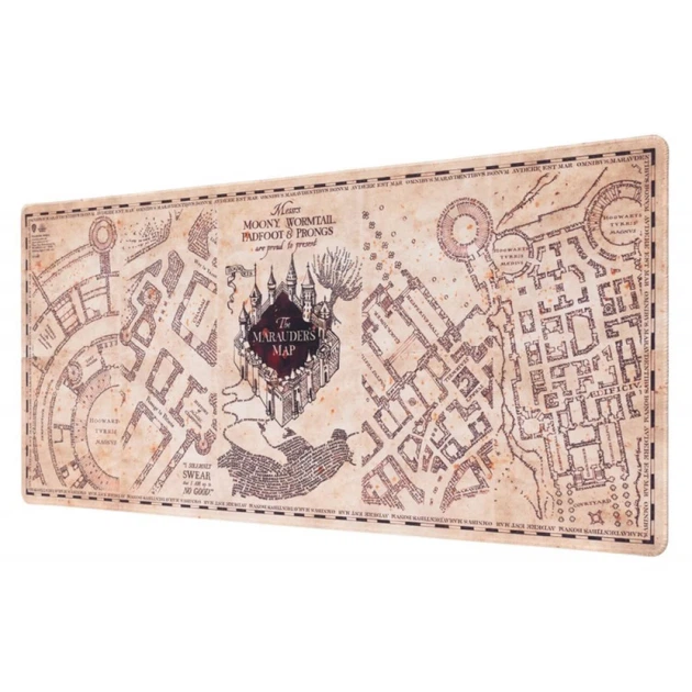 Коврик для гейминга XXL Harry Potter Карта Мародеров 80x35 см (MGGE022) - Фото 1 Коврик для гейминга XXL Harry Potter Карта Мародеров 80x35 см (MGGE022) - изображение 1