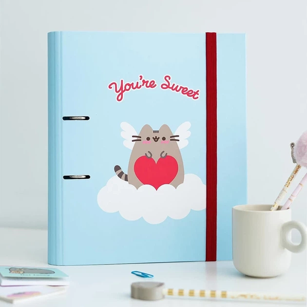 Скоросшиватель Pusheen Purrfect Love A4 2 кольца (C2AT0069) - Фото 4 Скоросшиватель Pusheen Purrfect Love A4 2 кольца (C2AT0069) - изображение 4