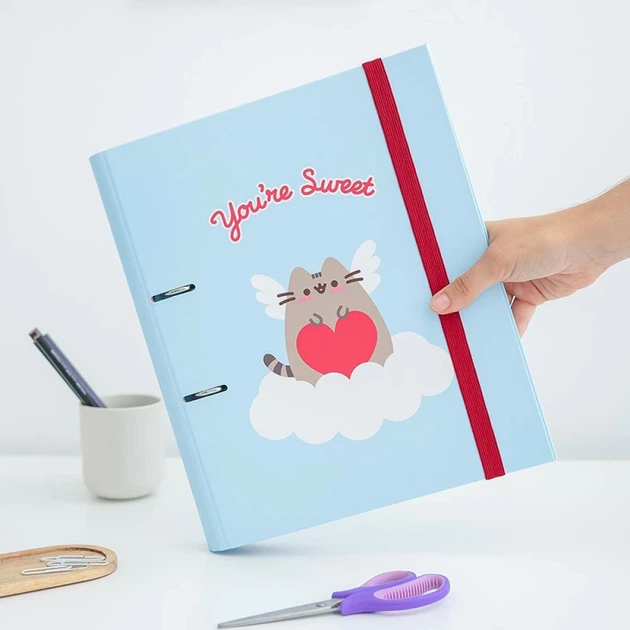 Скоросшиватель Pusheen Purrfect Love A4 2 кольца (C2AT0069) - Фото 7 Скоросшиватель Pusheen Purrfect Love A4 2 кольца (C2AT0069) - изображение 7