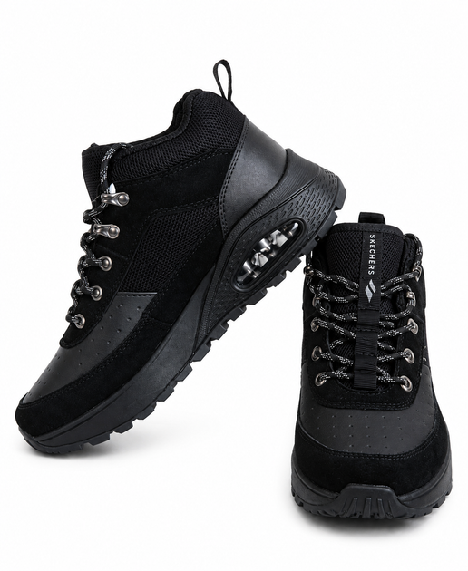 Кроссовки женские Skechers UNO RUGGED черные комбинированные 41 (26 см) (4069562928289) - изображение 2
