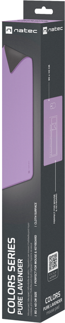 Ігрова поверхня Natec Pad Colors Series Pure Lavender (NPO-2242) - зображення 2
