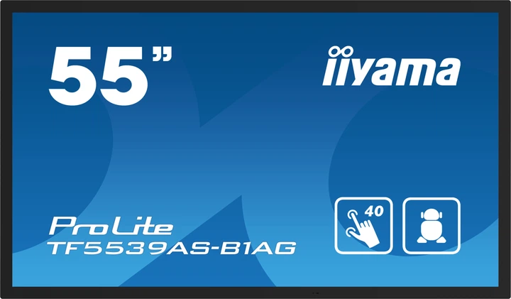 Монітор інтерактивний 55" iiyama ProLite TF5539AS-B1AG - Фото 1 Монітор інтерактивний 55" iiyama ProLite TF5539AS-B1AG - зображення 1
