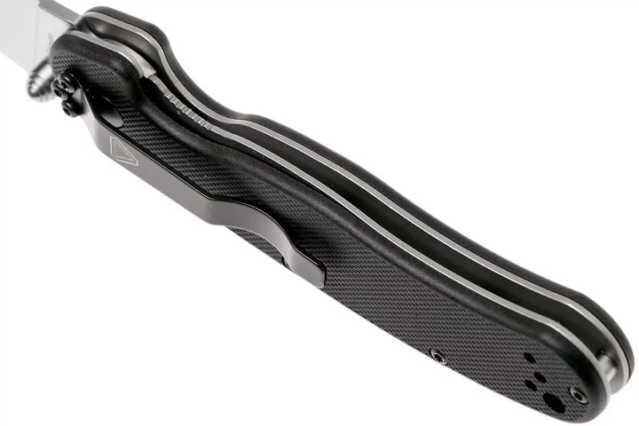 Ніж складаний Ontario Knife RAT II Linerlock, лезо Plain Satin AUS-8, руківя Black GFN, Тайвань, ON8860 - Фото 4 Ніж складаний Ontario Knife RAT II Linerlock, лезо Plain Satin AUS-8, руківя Black GFN, Тайвань, ON8860 - изображение 4