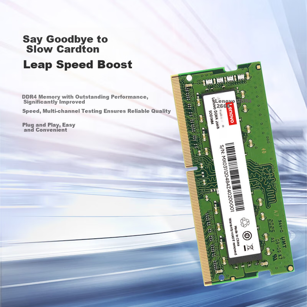 Оперативна пам'ять Lenovo 8 ГБ DDR4 2666 МГц для ноутбука - зображення 5