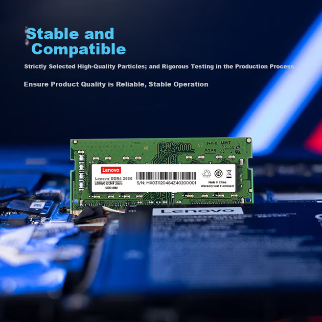Оперативна пам'ять Lenovo 8 ГБ DDR4 2666 МГц для ноутбука - зображення 7