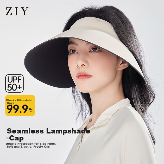 Складная женская панама ZIY, широкие поля, открытая макушка, УФ-защита - изображение 6