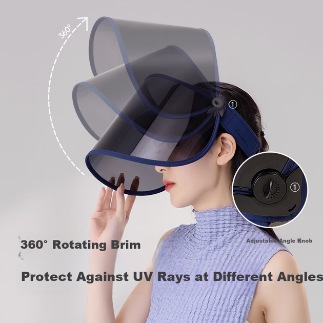 Козырек UV100 24318 солнцезащитный с UV-защитой и линзой, кварцево-розовый - изображение 7