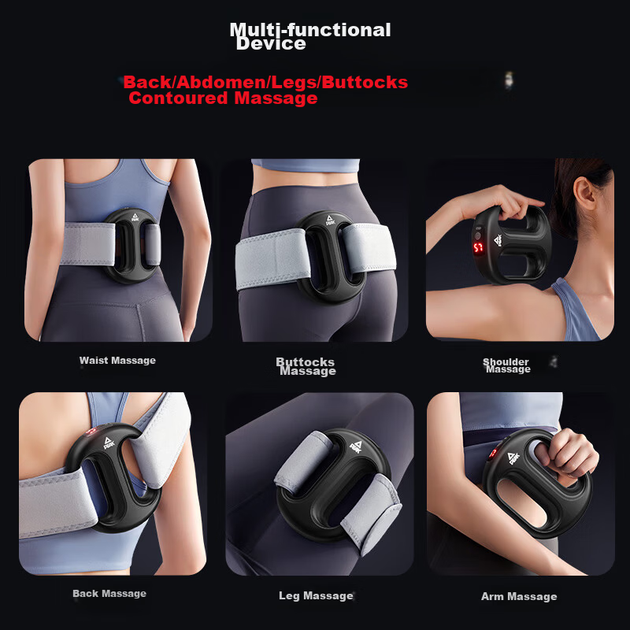 Массажер для фасций PEAK Fascia Gun, вибрационный массажер для сжигания жира, пояс для похудения талии и живота, вибрационный массажер для всего тела, фитнес-массажер для фасций, подарок для мужчин и женщин. - изображение 10