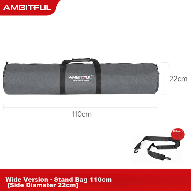 AMBITFUL Zhijie 110cm Фотосумка для штатива, сумка для вспышки, сумка-бокс для фотостудии, большая, средняя, маленькая, портативная сумка для хранения, утолщенная сумка для штатива, сумка для уличного освещения, портативный кейс - изображение 4